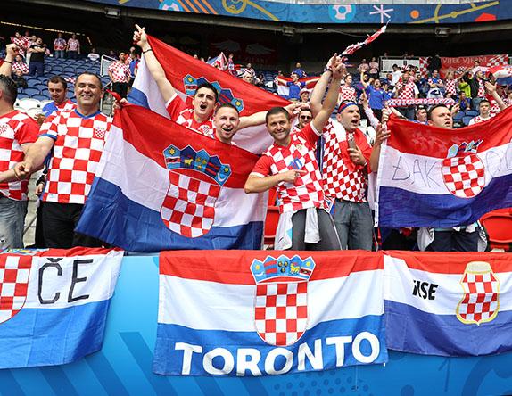Croatia Fans Celebrations