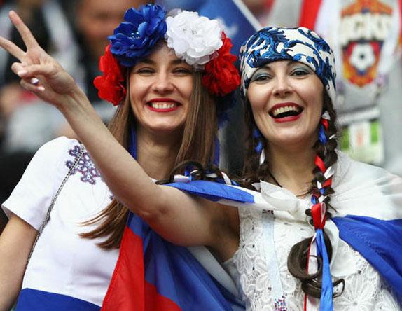 Russia Fans Celebrations