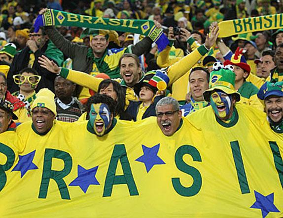 Brazil Fans Celebrations
