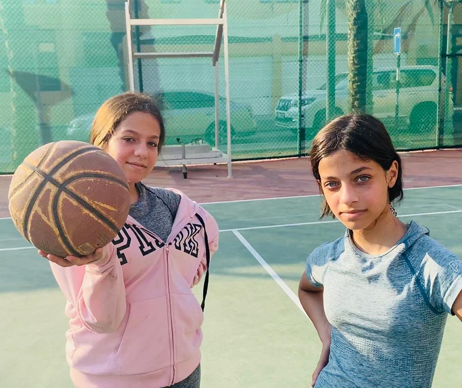 Basketball Match with our parents