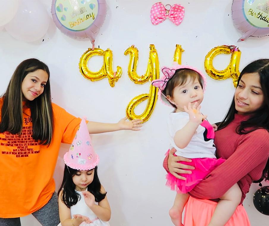 Decorating Ayla's 1st Birthday Party
