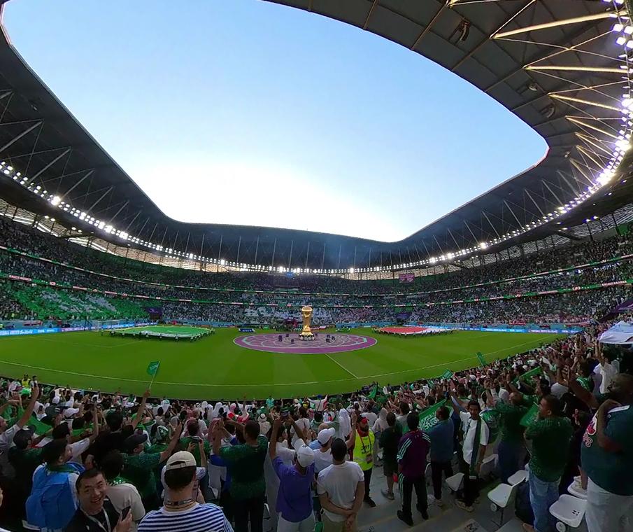 Saudi National Anthem with Fans