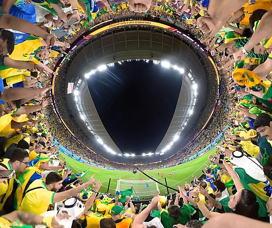 Brazil 2nd Goal Celebrations