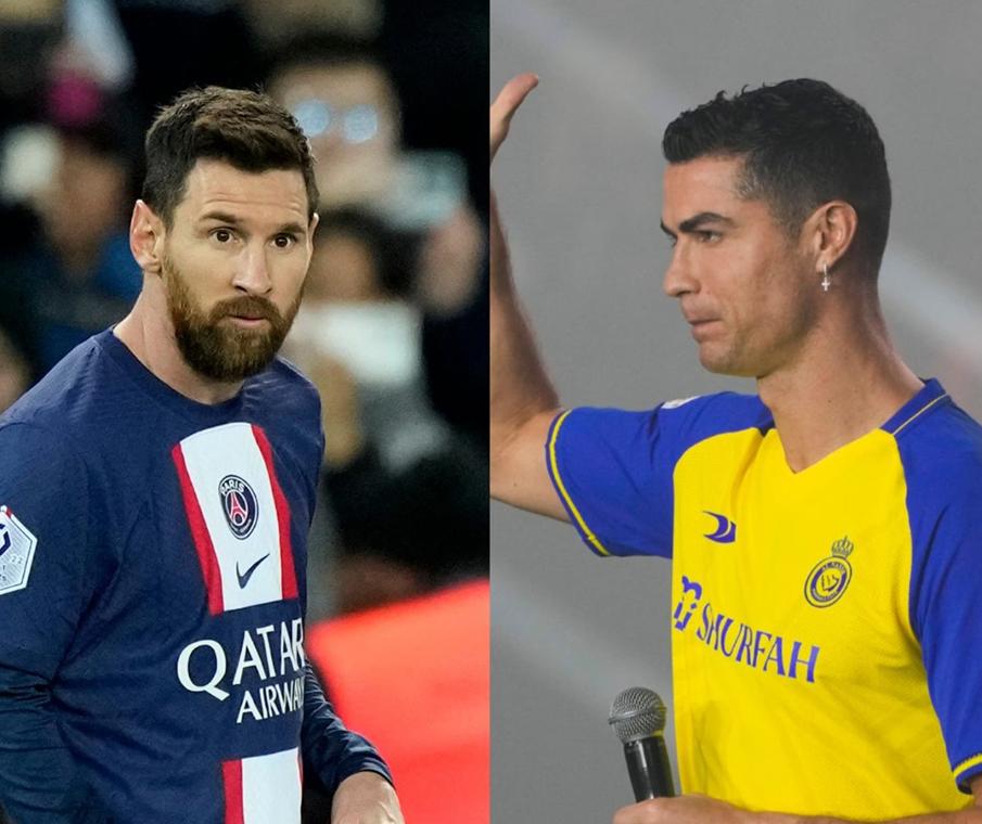 Ronaldo & Messi Entrance