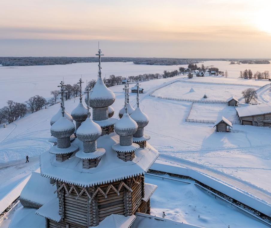 Kizhi Island in Winter