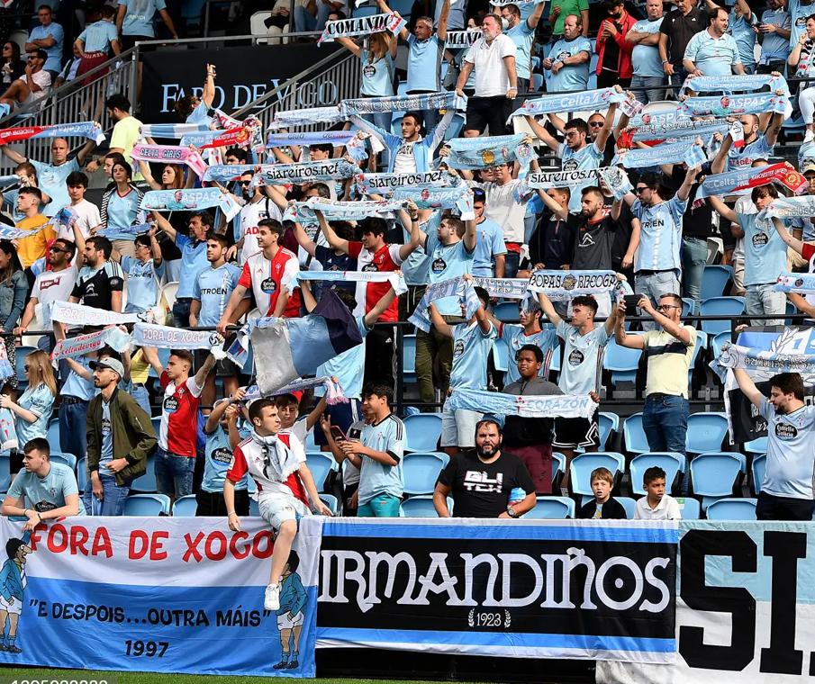 RC Celta vs FC Barcelona - Supporters
