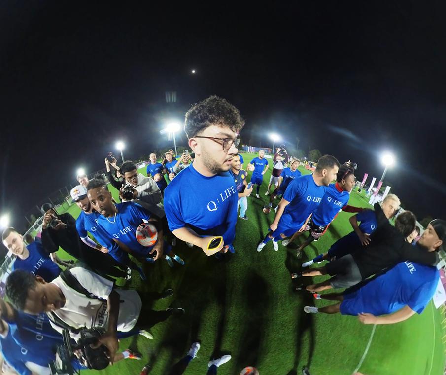 Football match training