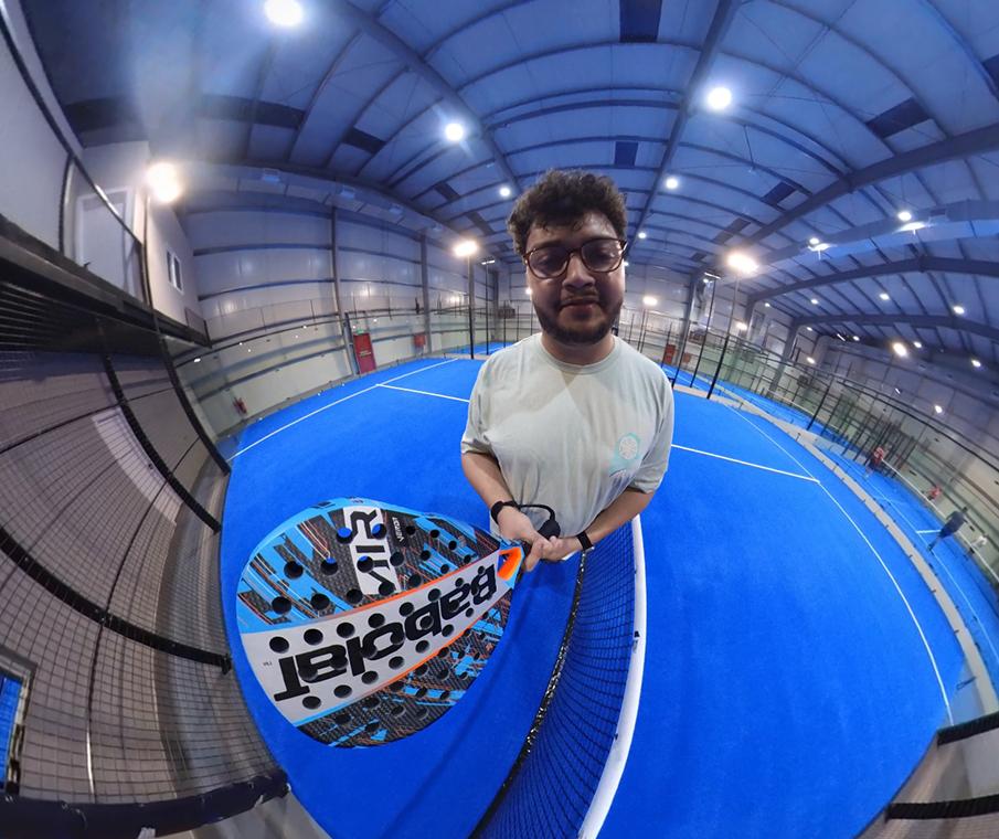 Playing Paddle With Friends