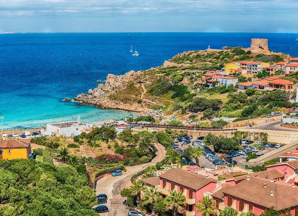 He Flew over a House in Sardinia